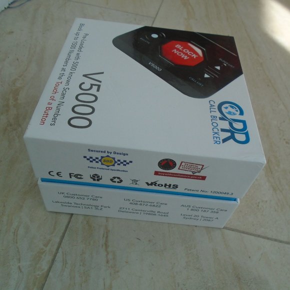 CPR Call Blocker V5000 For Land Phones Black